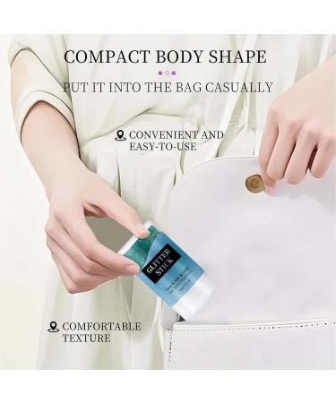  Clawrex Chunky Festival Glitter Body Pen Glitter Gel for Body Hair and Face (Purple) - Buy Online on GoSupps.com