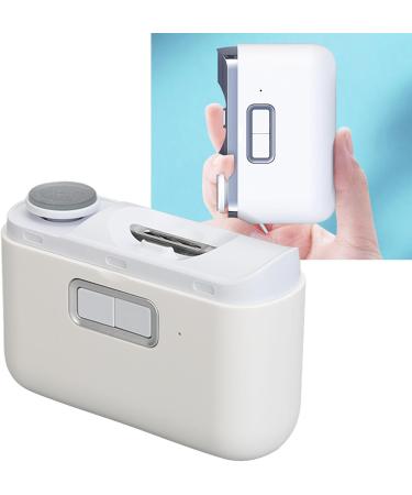 2 in 1 Electric Nail Clipper with 2 Speed Switch Lighting and Trimmed Debris Collection Automatic Nail Clipper for Clean and Hygienic Manicure - Buy Online on GoSupps.com