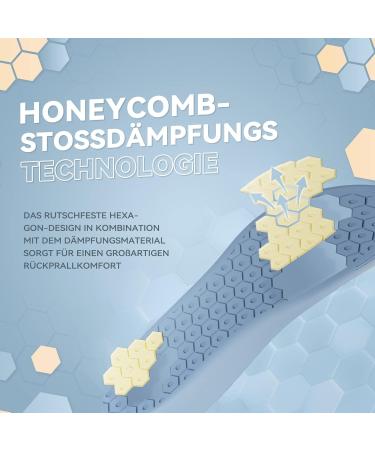 Dynwalker Height Increase Insoles for Men - Shock Absorbing Gel Shoe Lifters Non-Slip and Pressure-Resistant (Size 42-44) - Buy Online on GoSupps.com