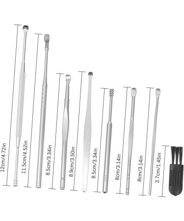 FOMIYES 3 Sets Ear Spoon Kit - 8 Tools for Ear Wax Removal & Cleaning | Ear Picks & Cleaning Supplies for Effective Ear Care - Buy Online on GoSupps.com