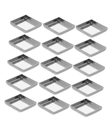 PLAFOPE Palette de Maquillage Carr e M tal 20 Pi ces 26 Mm Godets Vides Recharge Fards Paupi res et Blush Usage Professionnel DIY