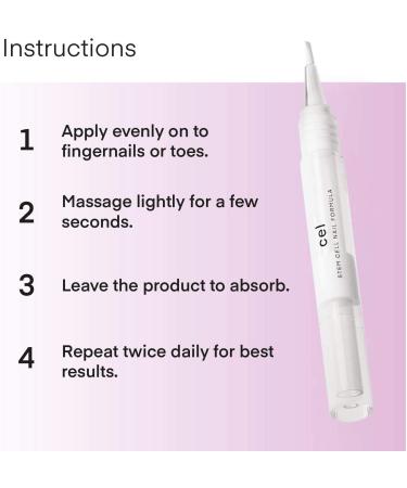 Cel MD Cuticle Oil Pen Set - Nail Repair Serum for Damaged Nails - Strengthens and Nourishes Cuticles - 2 Pack - Buy Online on GoSupps.com