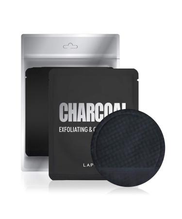 Lapcos Charcoal Exfoliating & Cleansing Pad 5 Pads 0.24 fl oz ( 7 g) Each