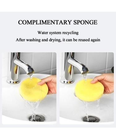 SHANGYU White Shoes Cleaning Cream Stains Remover Shoes Whitening All-Purpose Cleansing Sponge With Wipe Sneakers For Shoes Cream 120g 1PC - Buy Online on GoSupps.com