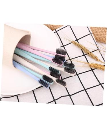 Minkissy 10-Piece Sustainable Toothbrush & Dental Hygiene Set - Eco-Friendly Travel Accessories for Clean Teeth - Buy Online on GoSupps.com