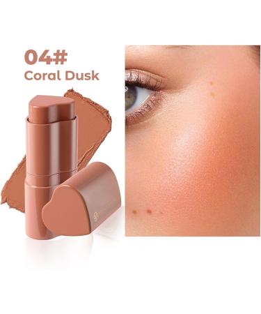 Bestvisse Creamy Blush Stick for Cheeks and Lips Multi-Purpose Lip Stain Cheek Waterproof and Easy to Blend - Buy Online on GoSupps.com