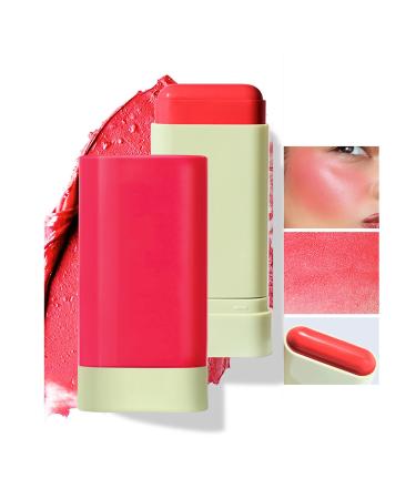 Highlighter Trimming Stick Cream Blush Stick for Cheeks Eyes Lips Tint Long Lasting & Vegan Face Make Up Sticks 0.6 oz/19 g (03)
