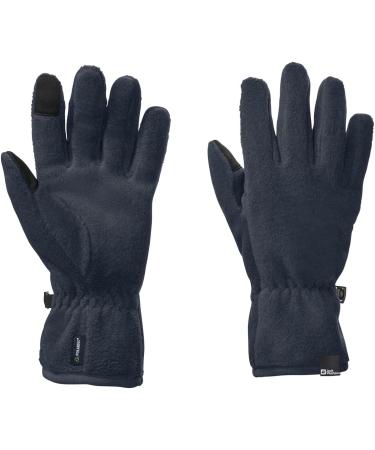 Jack Wolfskin Unisex Kids Spirit Fleece Gloves L-XL - Night Blue | Premium Warmth & Comfort for Kids - Shop Internationally - Buy Online on GoSupps.com