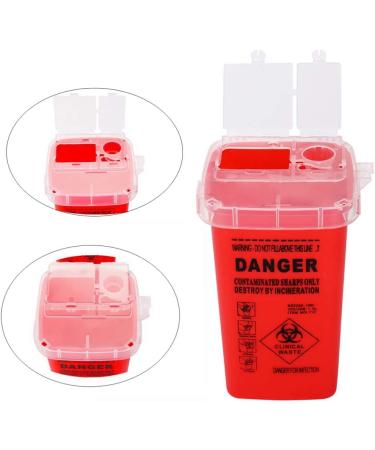 Sharps Disposal Container 5 Pack - 1 Quart Size, Needle Disposal - Buy Online on GoSupps.com