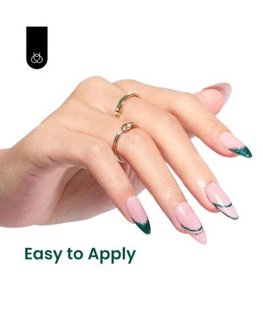 Buy Beetles UV Gel Nail Polish - Glitter Green Flash 15ml | Mistletoe Glitter for DIY Nail Art - Perfect Gift for Women - Buy Online on GoSupps.com