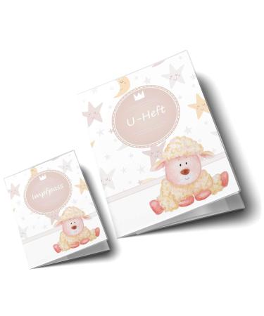 OLGS U-Magazine & Vaccination Passport Set - 3-Part Baby Gift | Sleepy Moon & Stars | Perfect for Examination Booklet & Vaccination Pass - Buy Online on GoSupps.com
