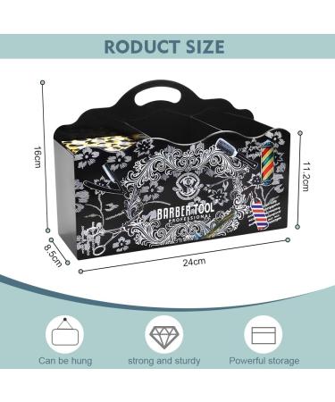 Adertos Hairdressing Hub Box - ABS Tool Storage for Scissors Combs & Clips | 24x16x8.5cm Hairdresser Tool Organizer - Buy Online on GoSupps.com