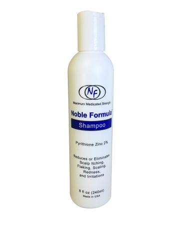Noble Formula Shampoo with 2% Pyrithione Zinc (ZnP) 8 oz 8 Fl Oz (Pack of 1) - Buy Online on GoSupps.com