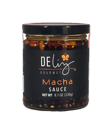 Deliz Gourmet Macha Sauce 8 oz - Spicy Oil-based Blend with Dried Chillies, Pumpkin Seeds, and Sesame Seeds - Buy Online on GoSupps.com