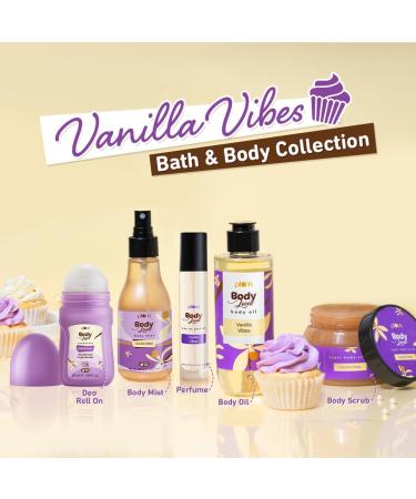 Buy Pl-um Vanilla Vibes Body Wash | SLS-Free Creamy Formula | Long Lasting Vanilla Fragrance | Aloe-Infused for Soft Skin - 240 ml - International Shipping - Buy Online on GoSupps.com