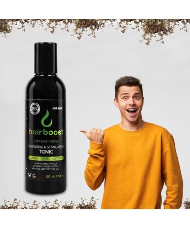 VYTALIVING Hairboost Caffeine Power Tonic for Men 200ml - Hair Growth Serum for All Hair Types - Energising Treatment for Hair Loss and Growth | VYTALIVING - Buy Online on GoSupps.com