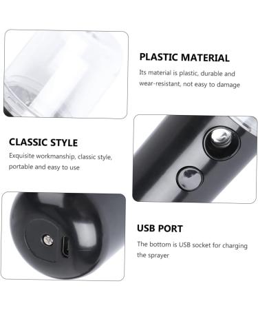 Amosfun 1pc Portable Humidifier Air Humidifier Air Mister for Essential Oils Face Humidifier Student Pocket 14.5X4CM Black - Buy Online on GoSupps.com