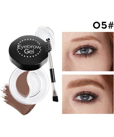 CARL 2 Pieces 2in1 Eyebrow Dye Set Eyebrow Gel Tinted & Fixing Gel Transpant Eye Brown Wax Eyebrow Gel Fixing Gel Eyebrow Gel Ink with Double Head Brush Quick Drying Light Brown 05Light Brown x 2 - Buy Online on GoSupps.com