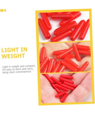 Buy Beatifufu 240 Pointed Cleaning Sleeve Tweezers - Stainless Steel Anti-Eyelash Cover & Auxiliary Tool for Eyelash Transplantation - 2pcs Red - Buy Online on GoSupps.com