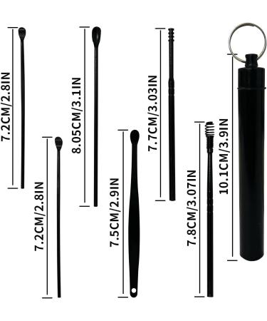 Portable Ear Wax Removal Keychain Kit - Stainless Steel Earwax Cleaner Tool Set for Men & Women - Buy Online on GoSupps.com