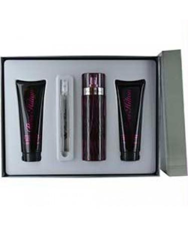 Paris Hilton by Paris Hilton Gift Set - 3.4 oz Eau De Parfum Spray + 3 oz Body Lotion + 3 oz Shower Gel + .34 oz Mini EDP Spray for Women