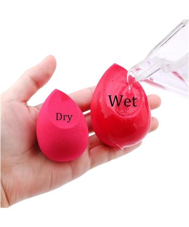 Makeup Sponge Concealer Smooth Cosmetic Powder Puff Cut Shape Foundation Water Drop Bevel Make Up Blender Tool (Color : Orange) - Buy Online on GoSupps.com