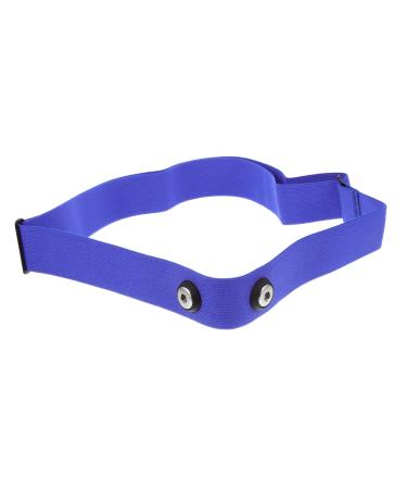 Yardwe heart frequency knife fastening belt replacement strap for heart rate knife fastening belt for heart rate monitoring Cardiac monitor chest strap pulse knife belt sports nylon belt 17.00x3.00.10cm blue