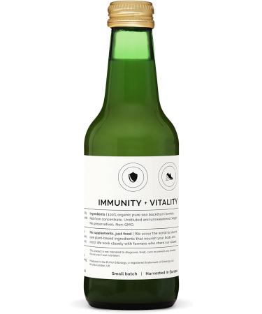 Jus d'Argousier 100% Bio 250 ml - Soutient l'Immunit et Stimule l' nergie - Riche en Vitamine C Om ga-7 et B ta-carot ne - Directement de la Ferme - Non Dilu - Sans Sucre Ajout ni Conservateur - Buy Online on GoSupps.com