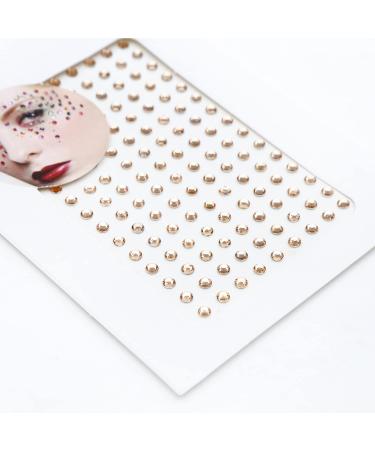150 PCS Gold Face Gems Adhesive Glitter Jewel Tattoo Sticker for Festival Rave Party Makeup - Buy Online on GoSupps.com