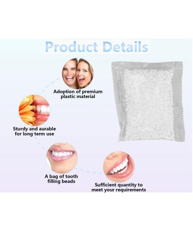 Temporary Tooth Repair Set - 10g Dental Glue & Repair Pearls for Missing or Broken Teeth - Eco-Friendly Solution - Buy Online on GoSupps.com