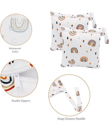 NVTRSD Wetbag 2-Pack for Cloth Diapers | Reusable Diaper Bag for Swimming & Casual Use | Personalized Wetbags for Kindergarten - Buy Online on GoSupps.com