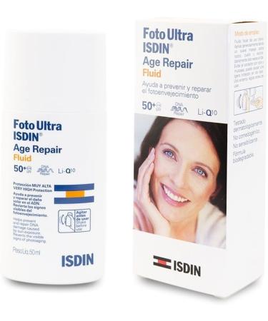 Isdin Age Repair Photo Ultra SPF 50+ Fusion Liquid 50 ml - Buy Online on GoSupps.com