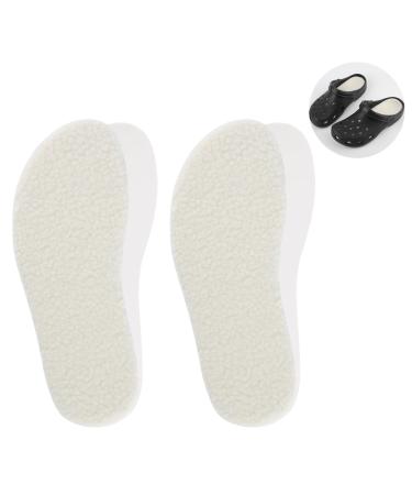 Clogs Men Sockless Thin Insoles for Women Comfort Walking Croc Loafer Replacement Barefoot Inserts Beige 39