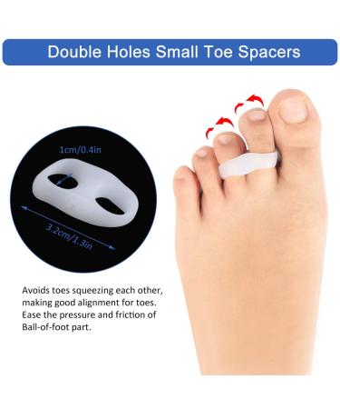 Toe Spreader Set for Hallux Valgus | Silicone Toe Separator & Hammer Toe Correction - Unisex Solution - Buy Online on GoSupps.com