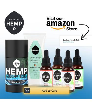 Hemp Muscle Rub - Natural Sore Muscle Relief for Post-Workout - 1.8 oz - Buy Online on GoSupps.com