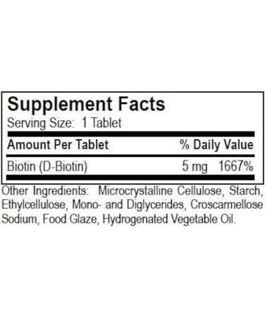 Dialyvite - Biotin 5 mg Vitamin Supplement - 120 Tablets - Buy Online on GoSupps.com