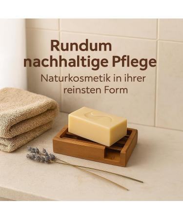 Skineco Natural soap sensitive 10 x sustainable goats milk soap firm shower gel bar of soap against dry sensitive skin body soap hand soap handmade natural cosmetics mild - Buy Online on GoSupps.com