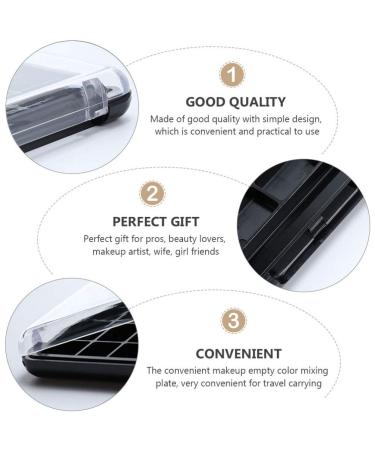 Buy 2 Pieces Empty Eyeshadow Palettes - DIY Makeup Organizer for Cosmetics - Durable Plastic Makeup Boxes for International Shipping - Buy Online on GoSupps.com