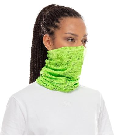 Buff Reflective Multifunctional Scarf R-Logopaint Lime Perfect for Outdoor Adventures | International Shipping Available - Buy Online on GoSupps.com