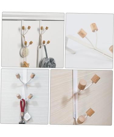 Baluue 2pcs Door Hook Hanger Wall Mount Clothing Rack Towel Door Back Hooks On The Door Bedroom Door - Buy Online on GoSupps.com