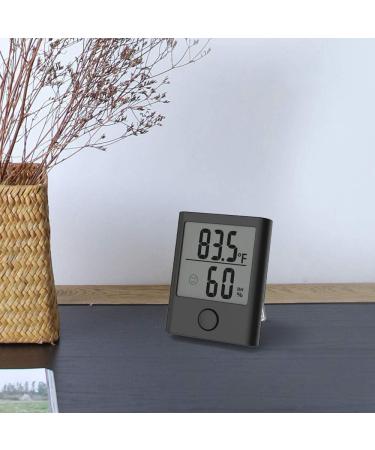 High Accuracy Baldr Hygrometer & Digital Thermometer - Indoor Climate Control Monitor for Baby Room Living Room & Office - Black - Buy Online on GoSupps.com