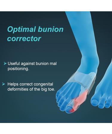 Buy Bunion Splint - White Universal Size | Metal & Foam - Effective Relief for Foot Pain - Buy Online on GoSupps.com