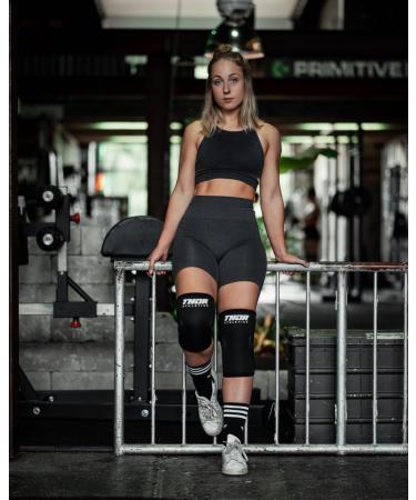 Thor Athletics Knee Supports - 7mm Neoprene Knee Sleeves for Weightlifting Powerlifting Bodybuilding & CrossFit (XL) - International Shipping Available - Buy Online on GoSupps.com