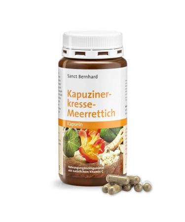 Sanc Bernhard Capuchiner Cress-Mallet cap capsules with mustard oils & natural vitamin C from the Acerolakirsche |180 pieces 180 pieces (1 Pack)