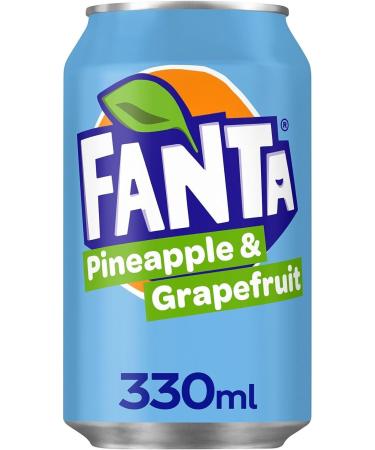 Fanta Pineapple and Grapefruit 330ml x 24 (Cans) - Buy Online on GoSupps.com