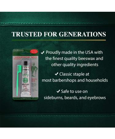 Clubman Moustache Wax Neutral 0.50 oz - Pack of 7 | Long-lasting Hold for Men's Facial Hair - Buy Online on GoSupps.com