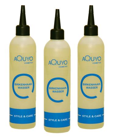 Birch hair water for dry hair and sensitive scalp (3 -pack - 3x 200ml) |Birch water against scales and greasy hair |Hairwater for scalp care 200 ml (3 pack)