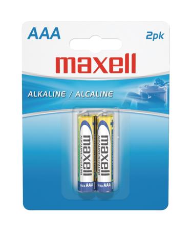 Maxell 723807 Ready-to-go Long Lasting and Reliable AAA Alkaline Battery AAA Cell 2 Pack with High Compatibility