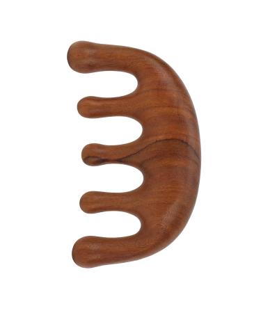 Shop Premium Head Massage Comb | Sandalwood Gua Sha Scalp Massager for Relaxation & Wellness - Buy Online on GoSupps.com