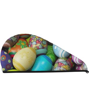 Easter Egg1 Microfiber Hair Towel - Super Absorbent Coral Velvet Wrap for Women | Quick Dry for Long Curly & Thick Hair - Buy Online on GoSupps.com